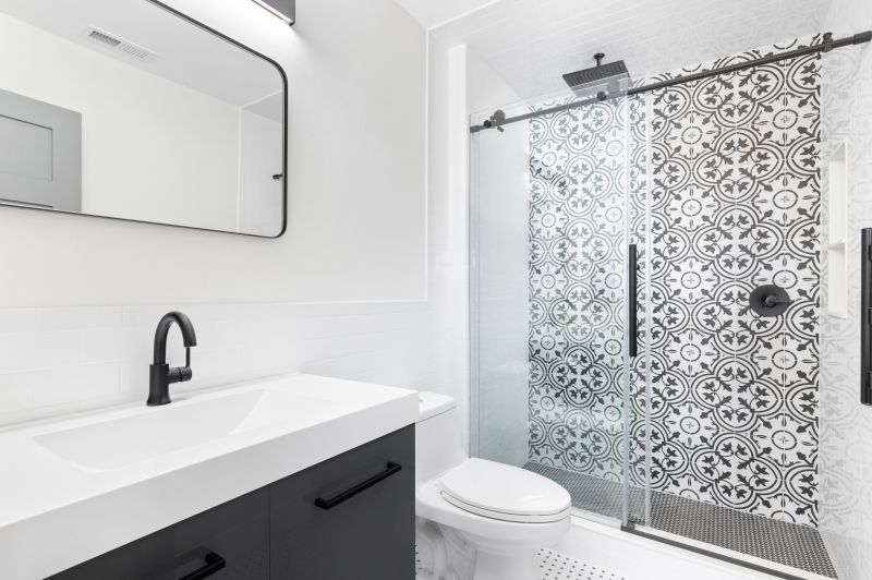 Textured Wall Tiles in Shower